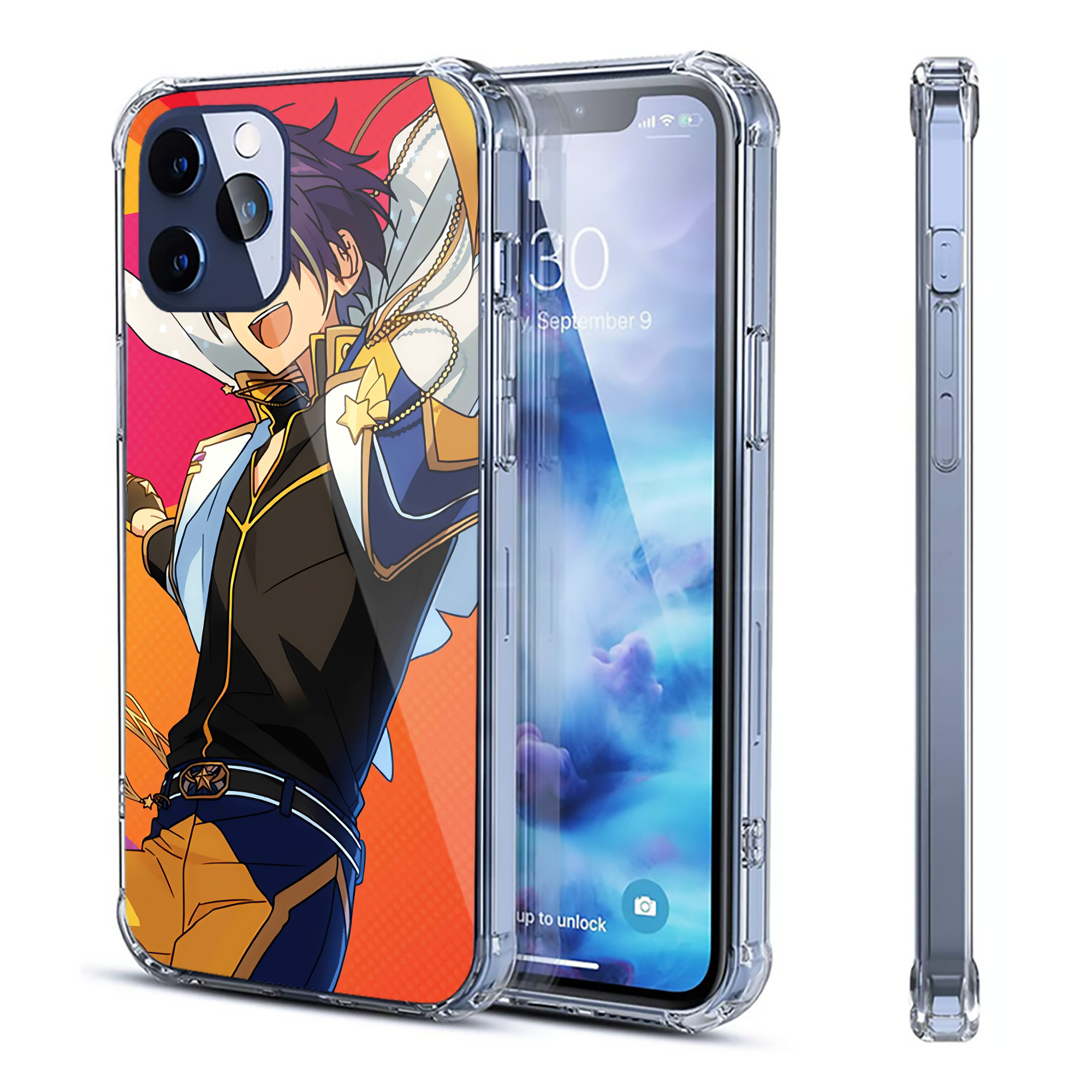 （画像用） あんさんぶるスターズ! Ensemble Stars 【iPhone 12シリーズ対応】透明スマホケース（クリアソフトケース）